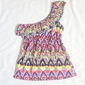 Y2K SELF ESTEEM Ruffle Tank Top